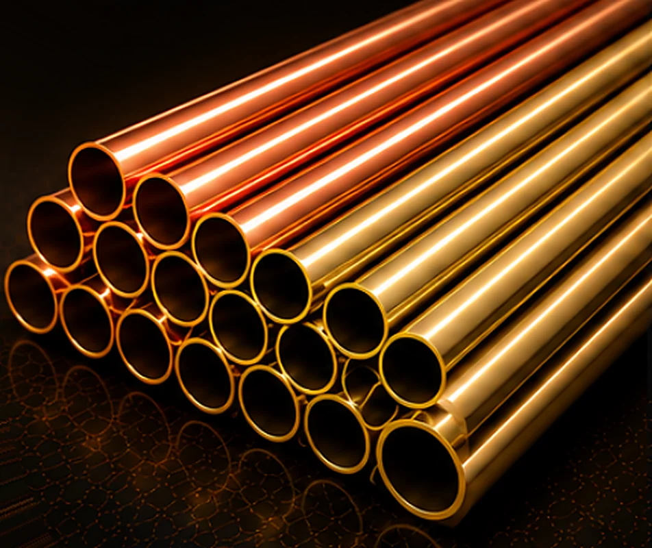 Seamless copper and brass tubes manufactured by BK Industries in Palghar, Maharashtra